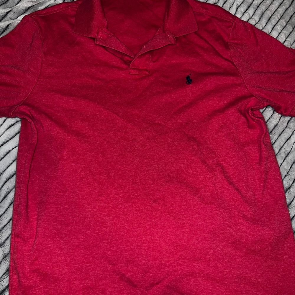 Red Polo Ralph Lauren polo shirt
